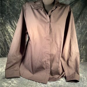 Port Authority Black Blouse Long-Sleeved Top